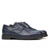 Men stylish, elegant shoes 894 indigo