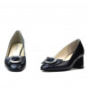 Women stylish, elegant shoes 1274 indigo pearl