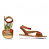 Women sandals 5060 orange combined