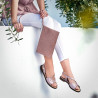 Women sandals 5059 pink prafuit lifestyle