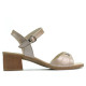 Women sandals 5066 beige pearl