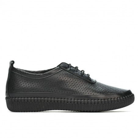 Women loafers, moccasins 688 black