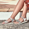 Sandale dama 5067 argintiu lifestyle
