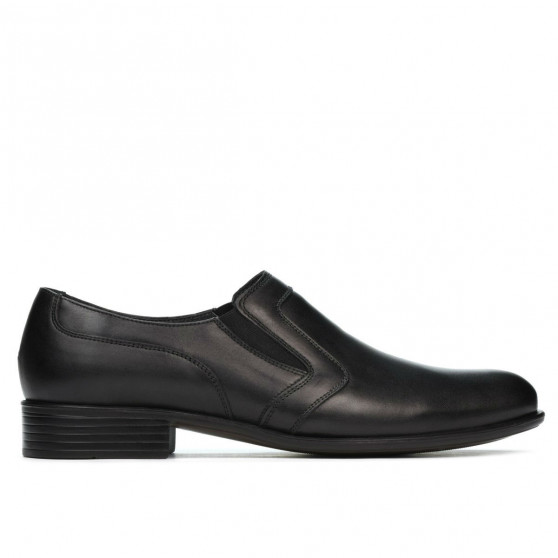 Men stylish, elegant, casual shoes 903 black