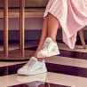 Pantofi sport/casual dama 6010 alb sidef combinat lifestyle