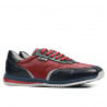 Teenagers stylish, elegant shoes 374 indigo+red