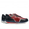 Teenagers stylish, elegant shoes 374 indigo+red