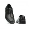 Men stylish, elegant shoes 905 black