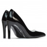 Women stylish, elegant shoes 1276 patent black