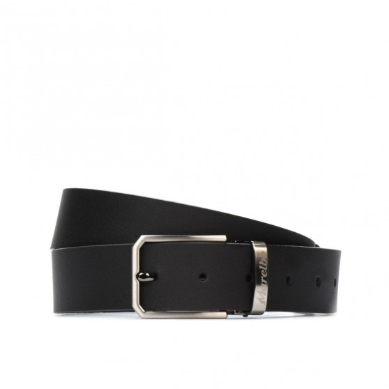 Men belt 40b black mat