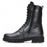 Women boots 3337-1 gray pearl