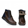 Men boots 497 cafe+indigo