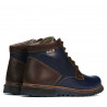 Men boots 497 indigo+brown