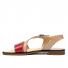Women sandals 5070 red+pudra