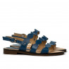 Women sandals 5069 blue electric