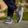 Pantofi casual/sport barbati 906 gray combined