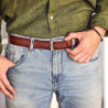 Men belt 34b a brown