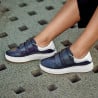 Pantofi sport dama 6008sc indigo+alb lifestyle