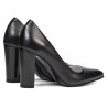 Women stylish, elegant shoes 1261 antracit pearl