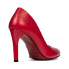 Women stylish, elegant shoes 1276 red