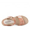 Sandale dama 5067 roz sidef combinat