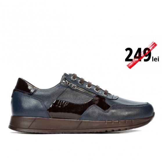 Pantofi casual/sport barbati 916-1 indigo combinat