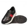 Pantofi sport dama 6030 negru+rosu