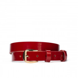 Women belt 01m patent red