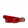 Women belt 01m patent red
