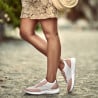 Pantofi sport dama 6024 pudra+alb lifestyle