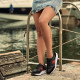 Women sport shoes 6030 black+red