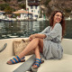 Sandale dama 5069 albastru electric lifestyle