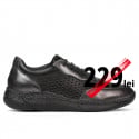 Pantofi sport dama 6024 argintiu+negru