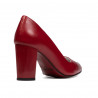 Women stylish, elegant shoes 1278 red