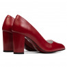 Women stylish, elegant shoes 1278 red