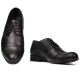 Men stylish, elegant shoes 763 black 