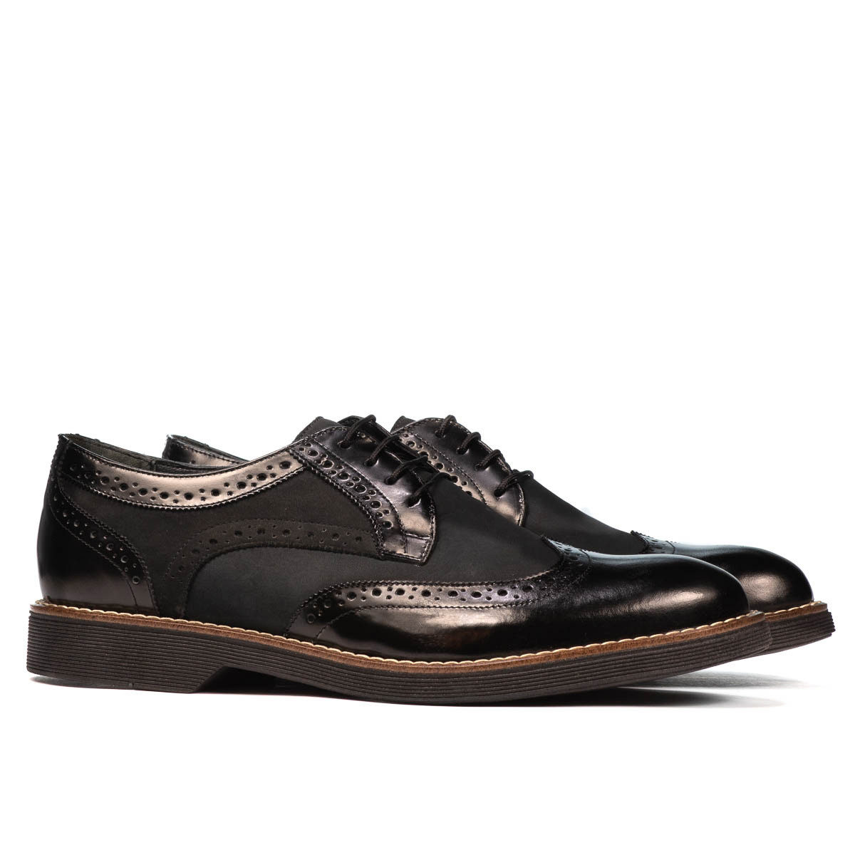 Men casual shoes 826 black combined price 195 lei - Marelbo