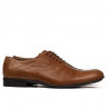 Men stylish, elegant shoes 762 brown 