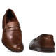 Men stylish, elegant shoes 815 brown