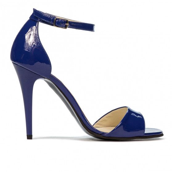 Women sandals 1238 patent blue