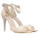 Women sandals 1238 patent white 