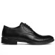 Men stylish, elegant shoes 867 black