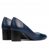 Women stylish, elegant shoes 1283 indigo