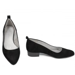 Pantofi eleganti/casual dama 1285 negru antilopa