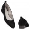 Pantofi eleganti/casual dama 1285 negru antilopa