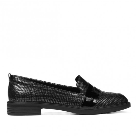 Pantofi casual/eleganti dama 6037 black pearl combined