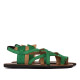 Sandale dama 5076 verde velur