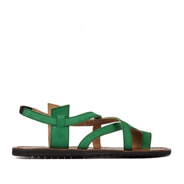 Sandale dama 5076 verde velur