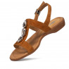 Women sandals 5073 camel velour