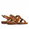 Women sandals 5073 camel velour